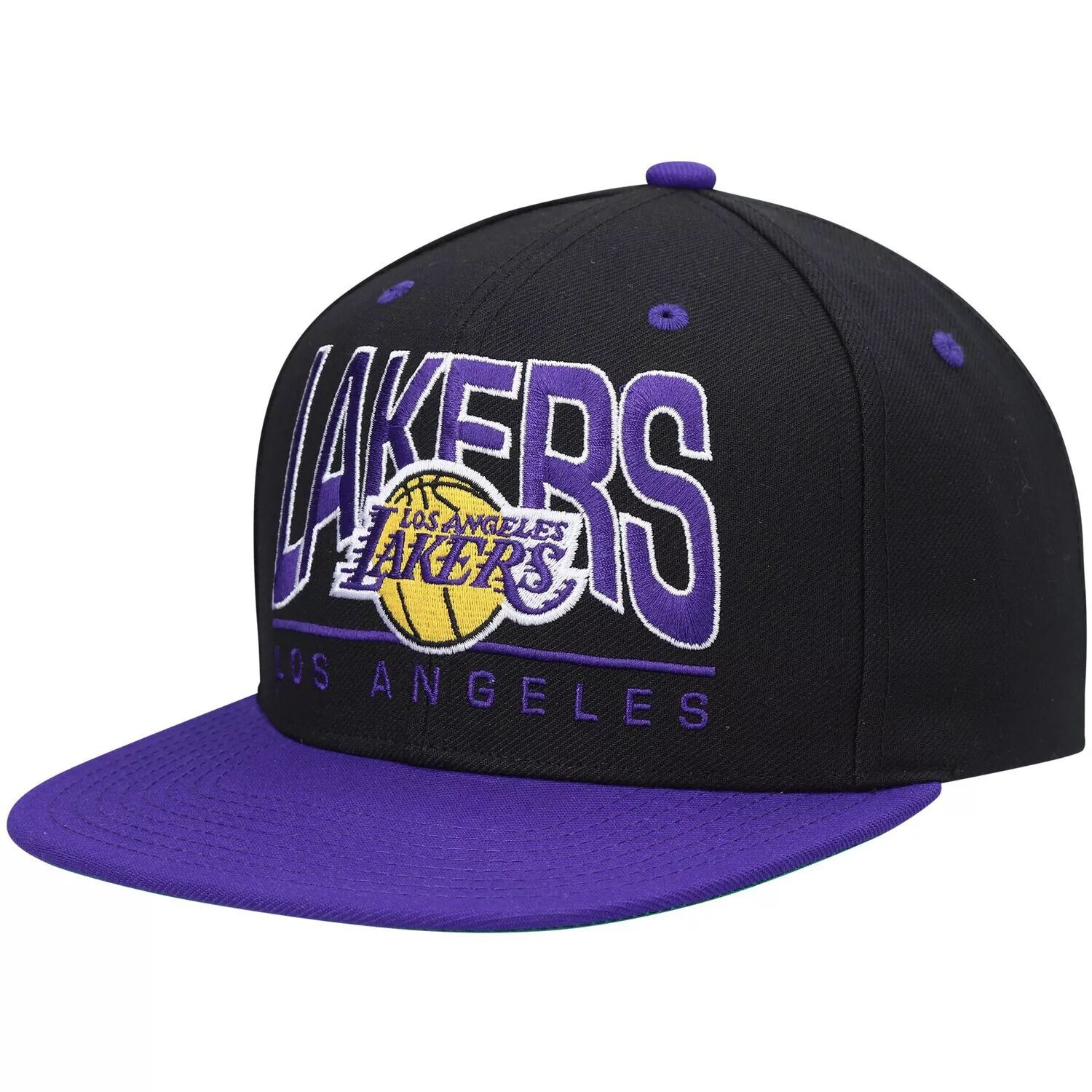 

Мужская черная кепка Mitchell & Ness Los Angeles Lakers City Arch Snapback
