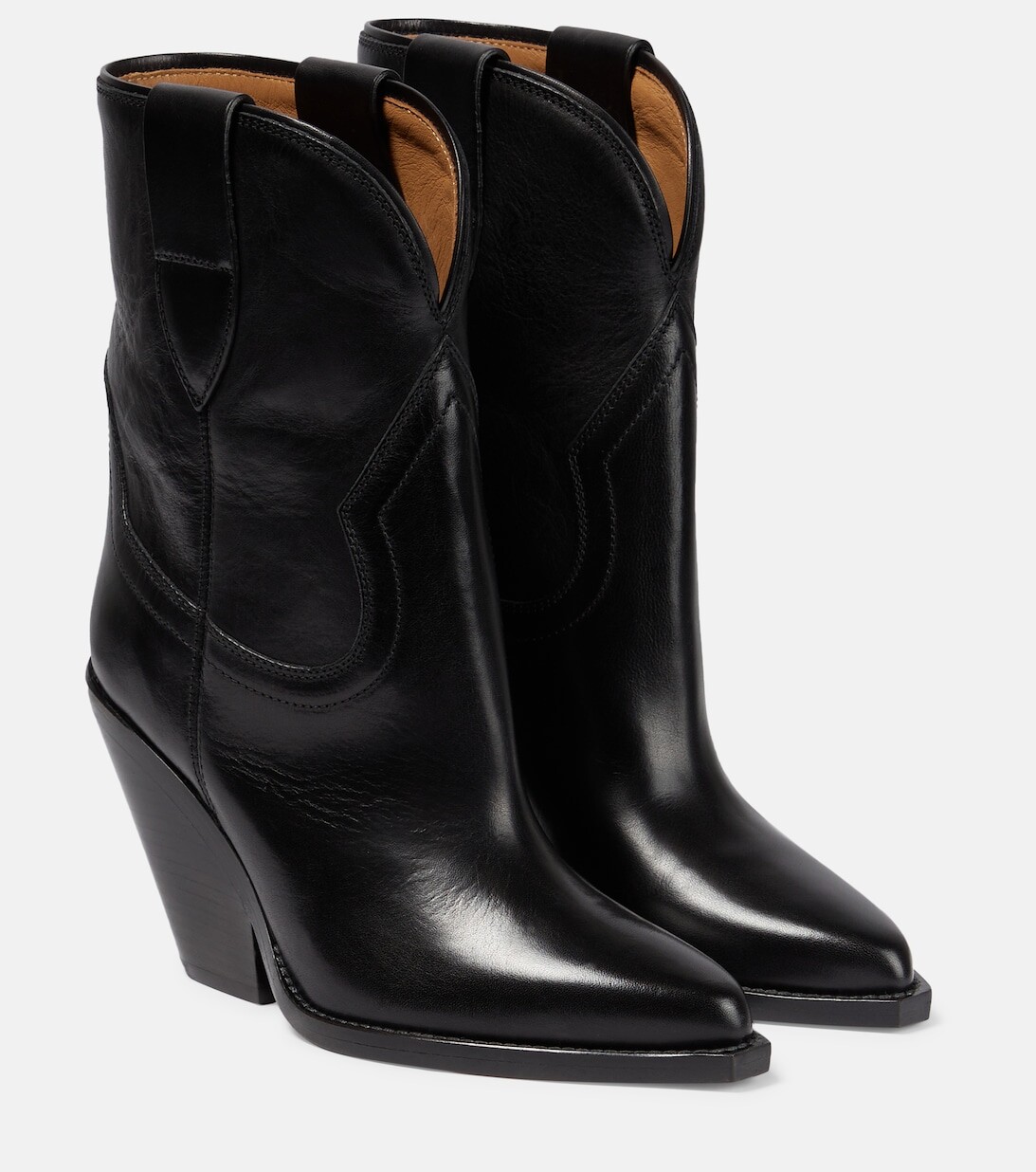 

Кожаные ботинки Dahope Isabel Marant, черный