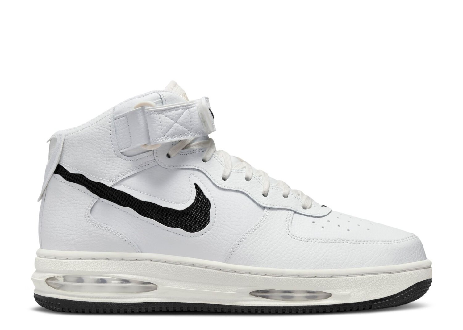 

Кроссовки Nike Air Force 1 Mid Evo 'White Black', белый, Белый;серый