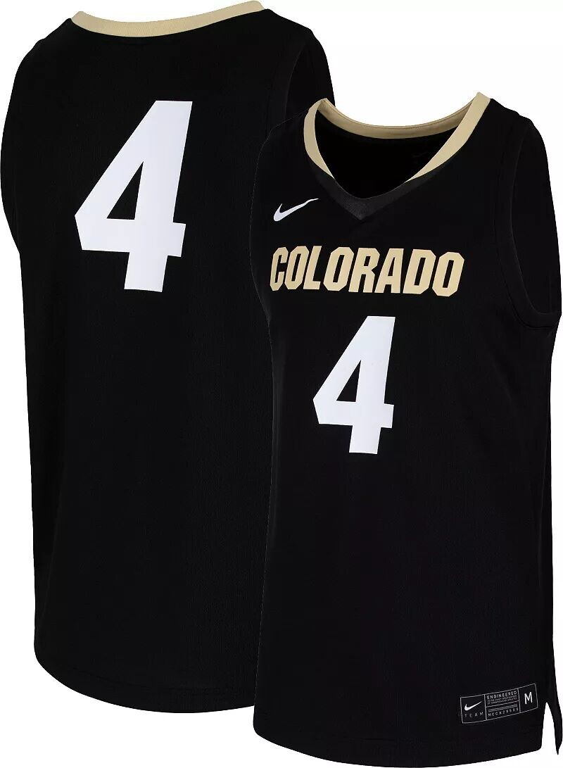 

Черная копия баскетбольной майки Nike Colorado Buffaloes #4
