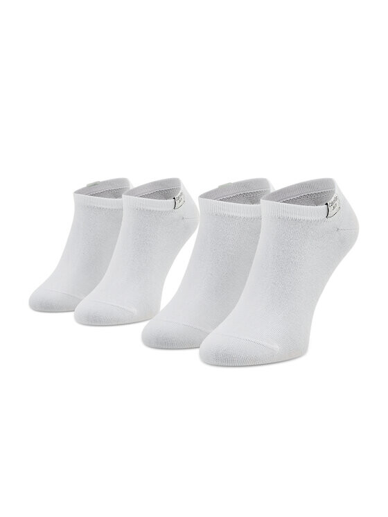 

Комплект из 2 женских низких носков Calvin Klein, белый