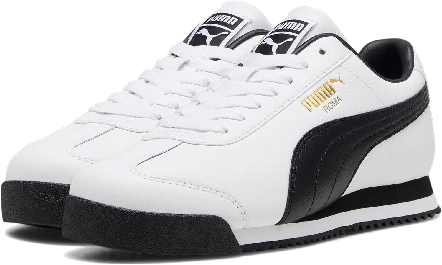 

Кроссовки PUMA Roma 24 Standard, цвет Puma White/Puma Black/Puma Team Gold
