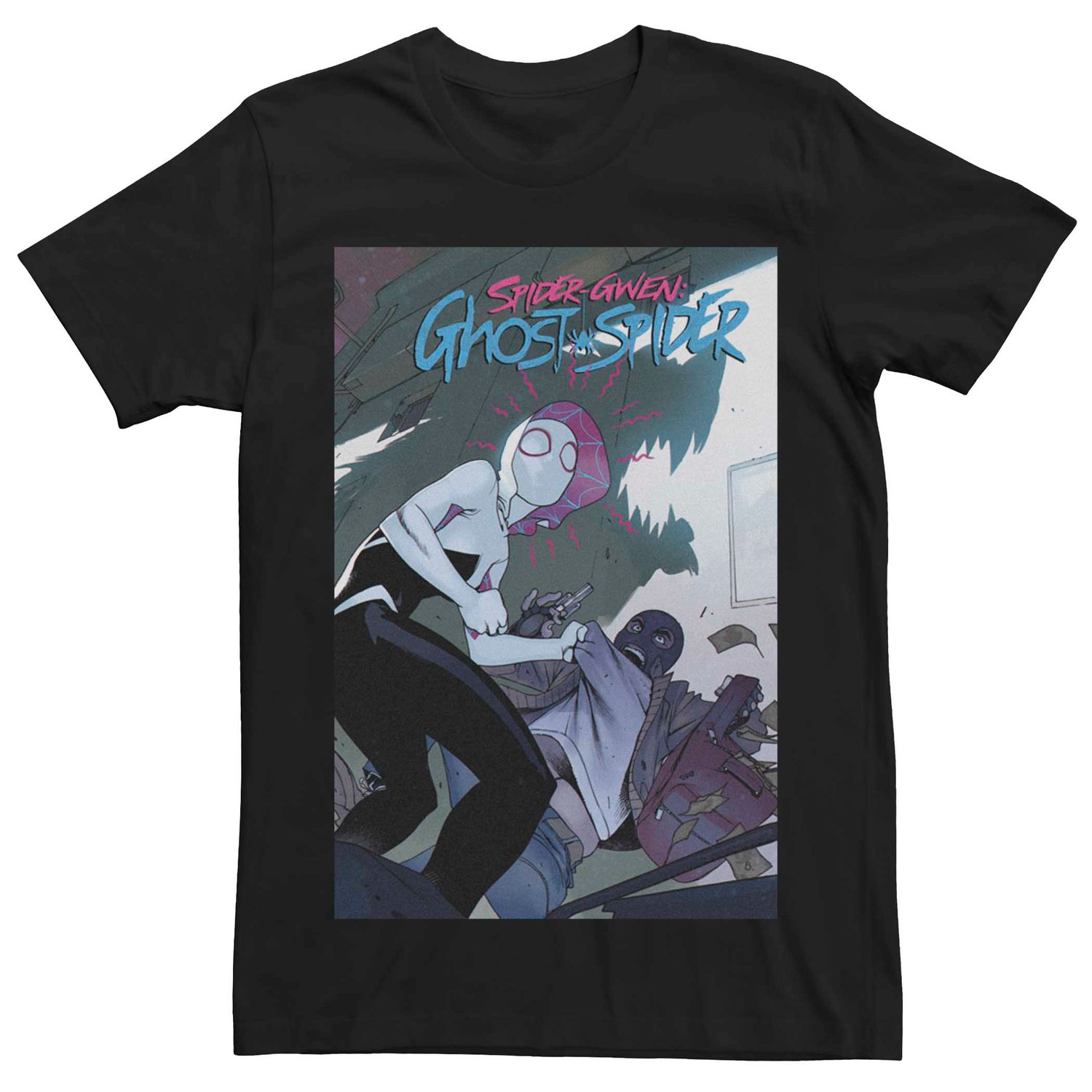 Мужская футболка Marvel's Spider-Gwen Ghost Spider #6 с обложкой комиксов Licensed Character
