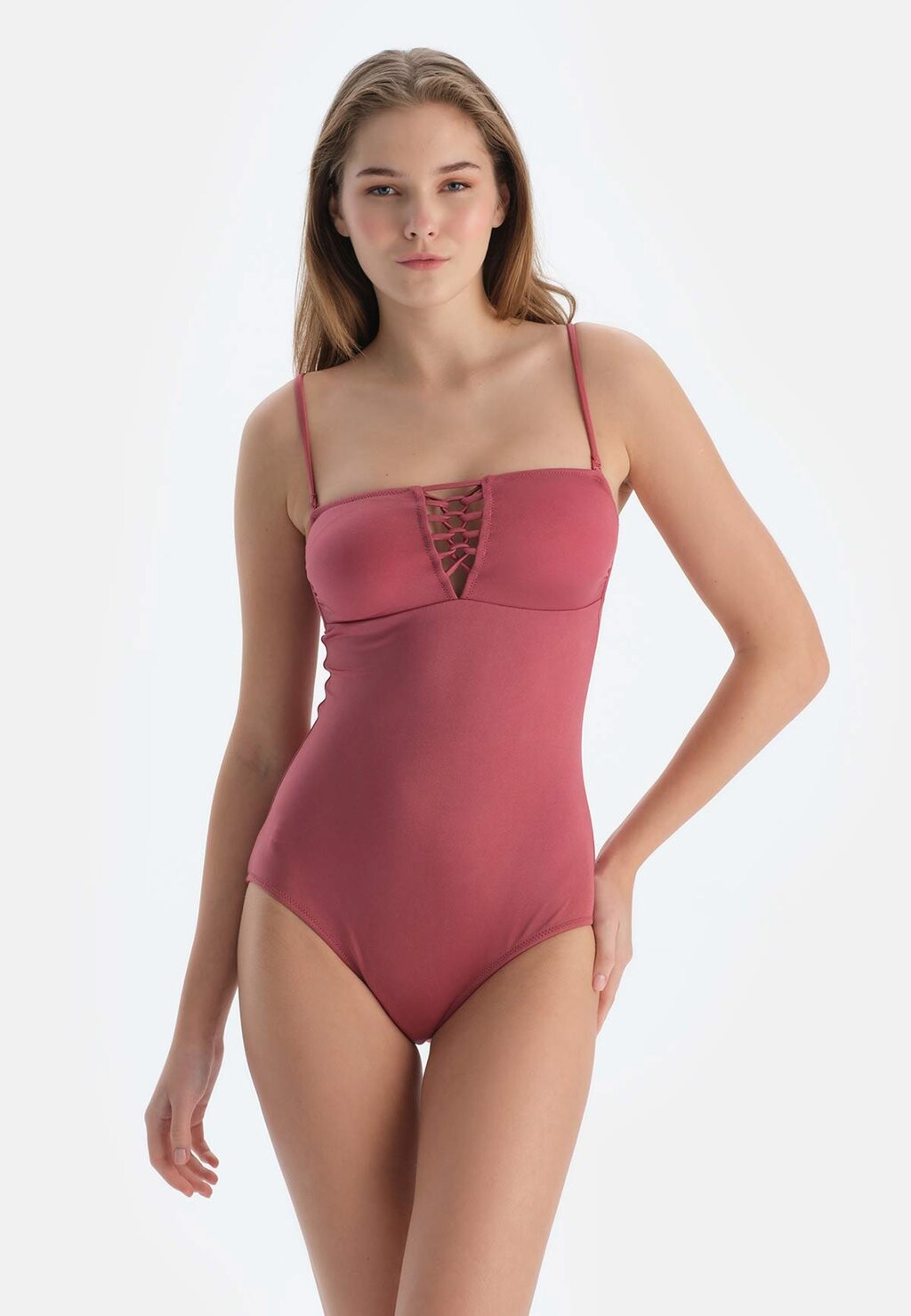 

Купальник Removable Padding Removable Strap DAGI, розовый