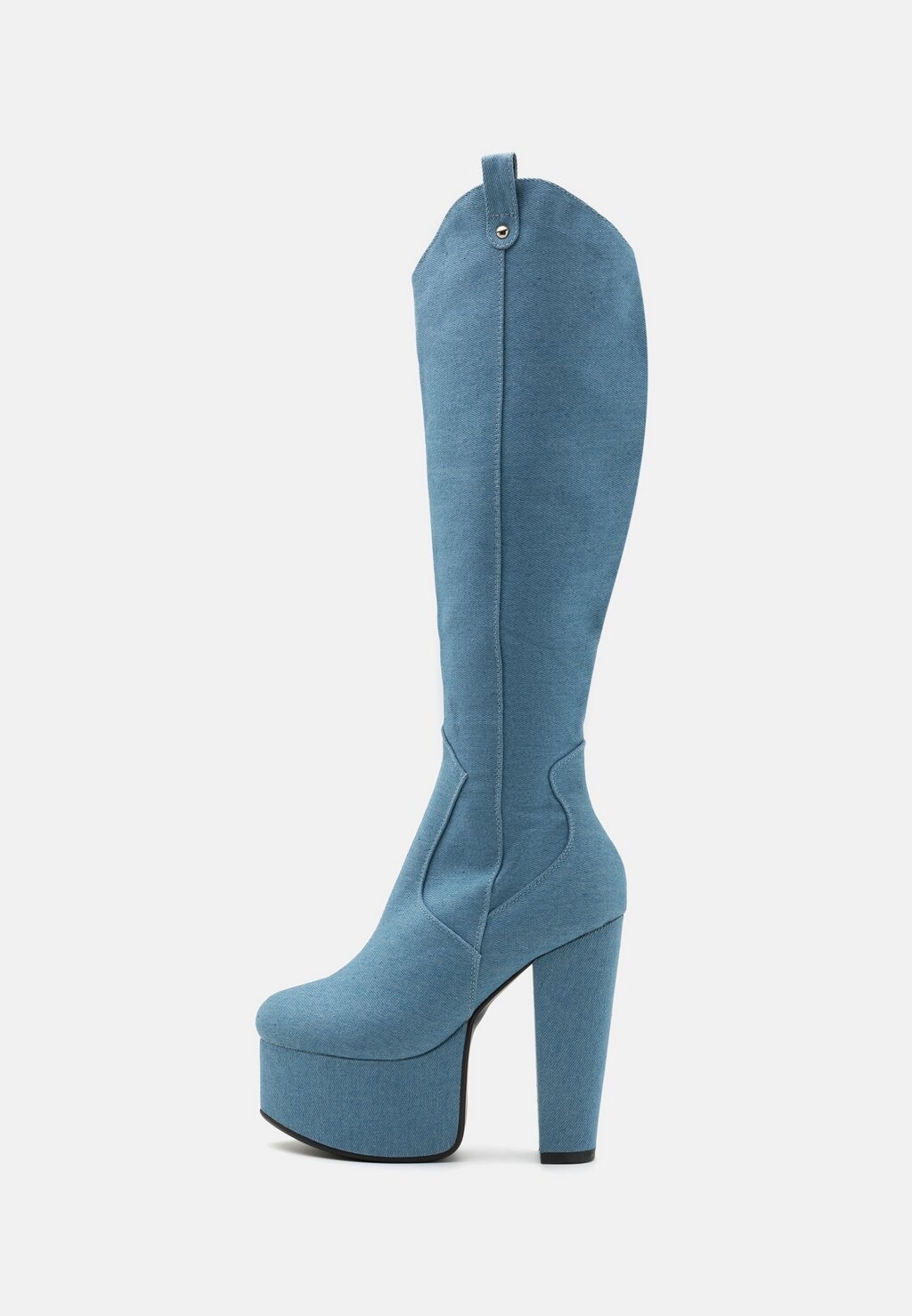 

Сапоги на каблуке Purfect LAMODA, цвет light denim