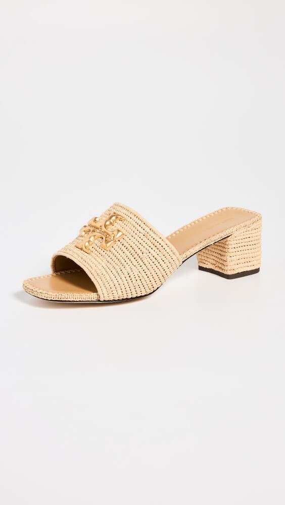 

Мюли Tory Burch Eleanor Raffia 55mm, натуральный
