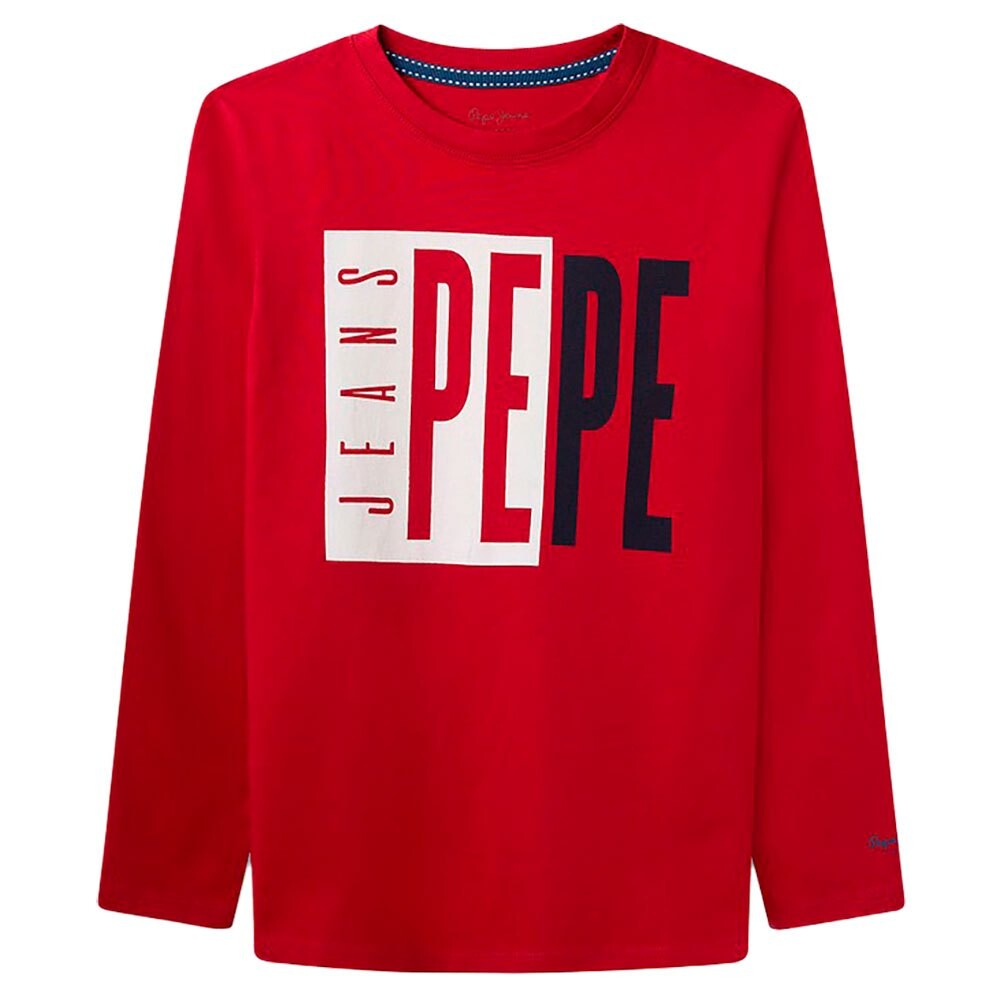 

Футболка с длинным рукавом Pepe Jeans Aaron, красный