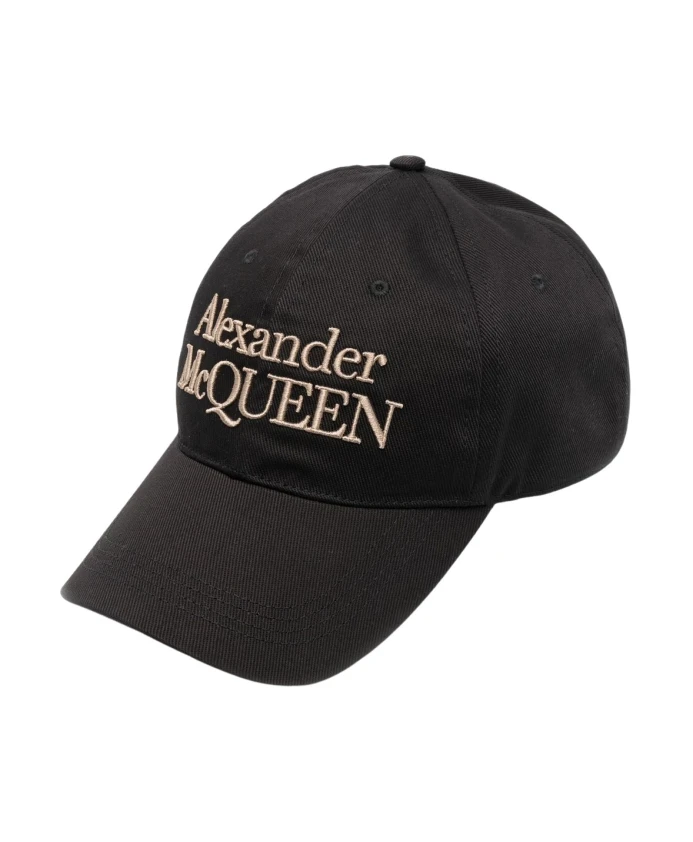 

Бейсболка с вышитым логотипом Alexander Mcqueen, черный