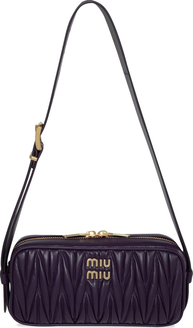 

Сумка через плечо Miu Miu Matelassé 'Viola', фиолетовый