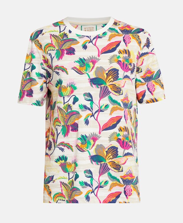 

Футболка органик Scotch & Soda, светло-желтого