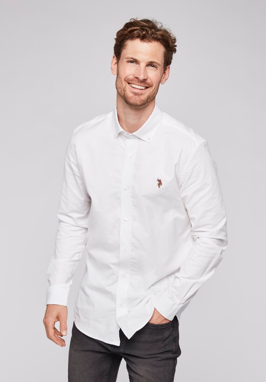 

Рубашка ESMAR SLIM U.S. Polo Assn., цвет white