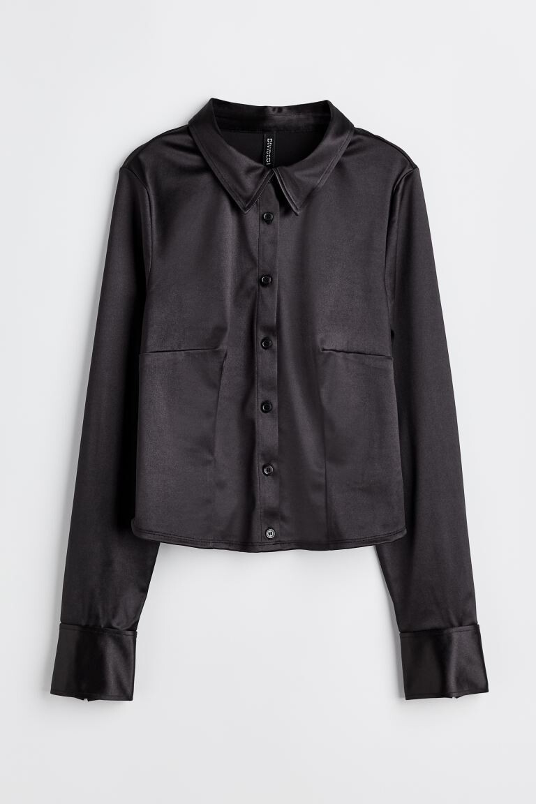 

H&M+ Атласная рубашка H&M
