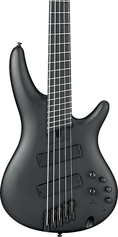 

Басс гитара Ibanez SRMS625EX SR Iron Label 5-String Multi-Scale Bass Guitar, Black Flat