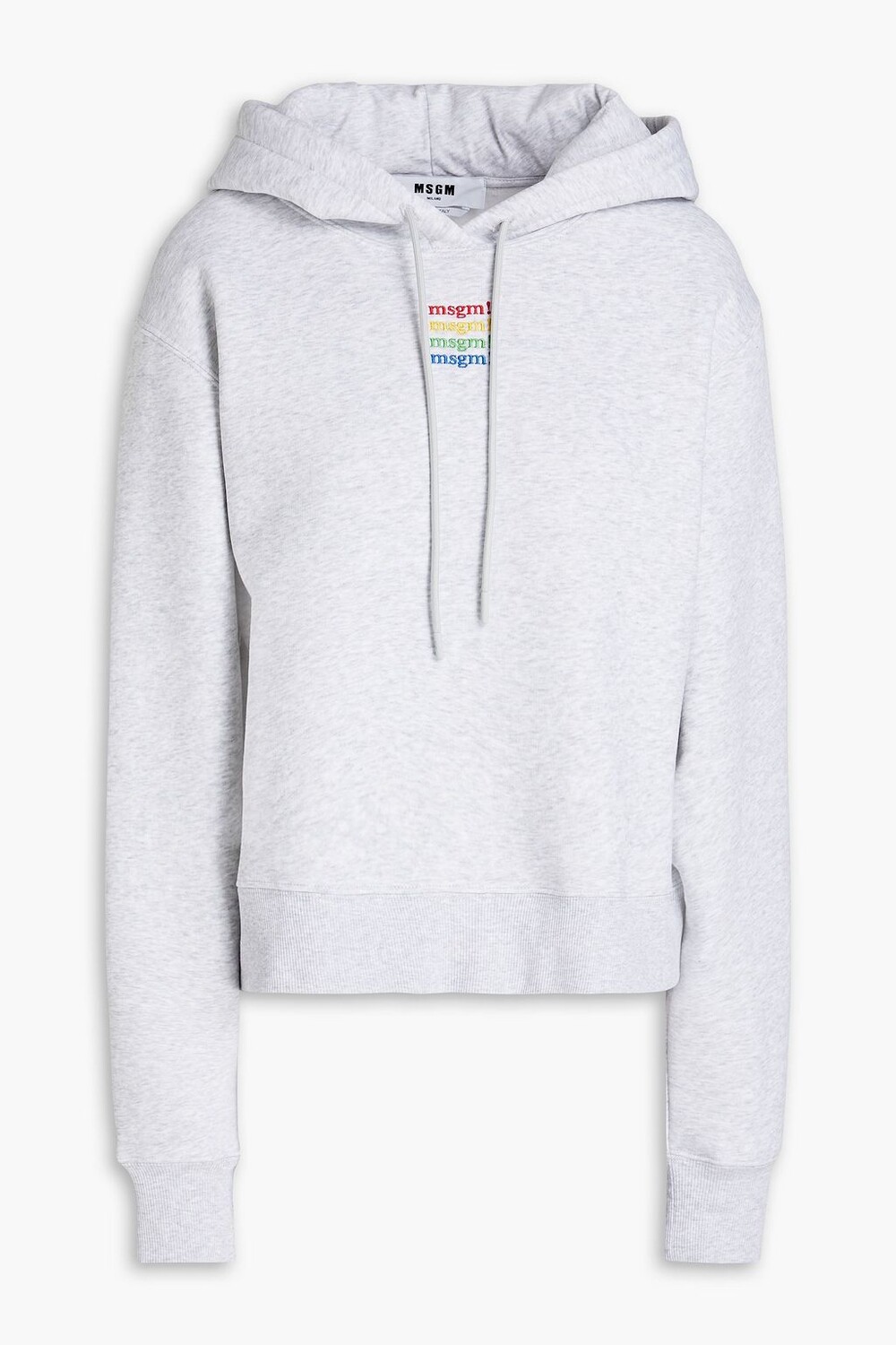 

Толстовка из флиса с вышивкой MSGM, серый