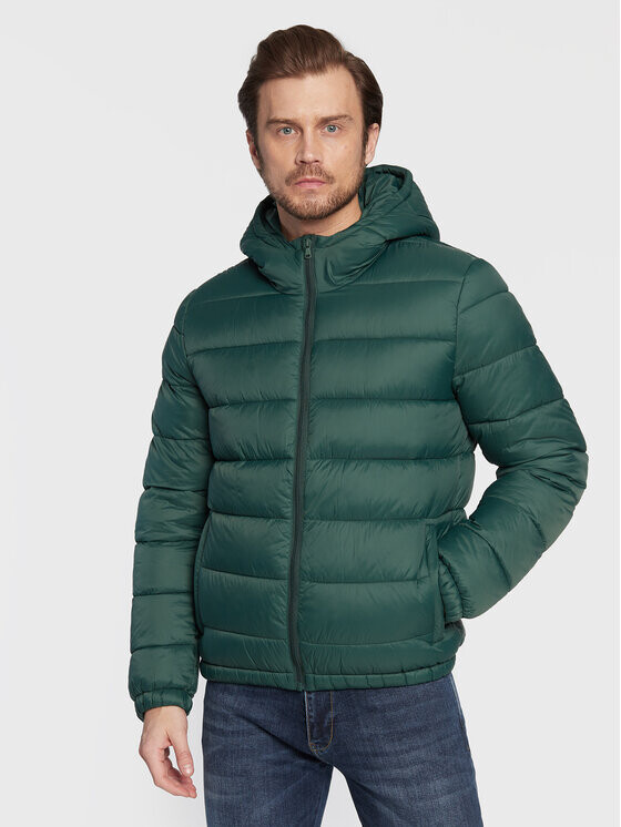 

Пуховик стандартного кроя United Colors Of Benetton, зеленый