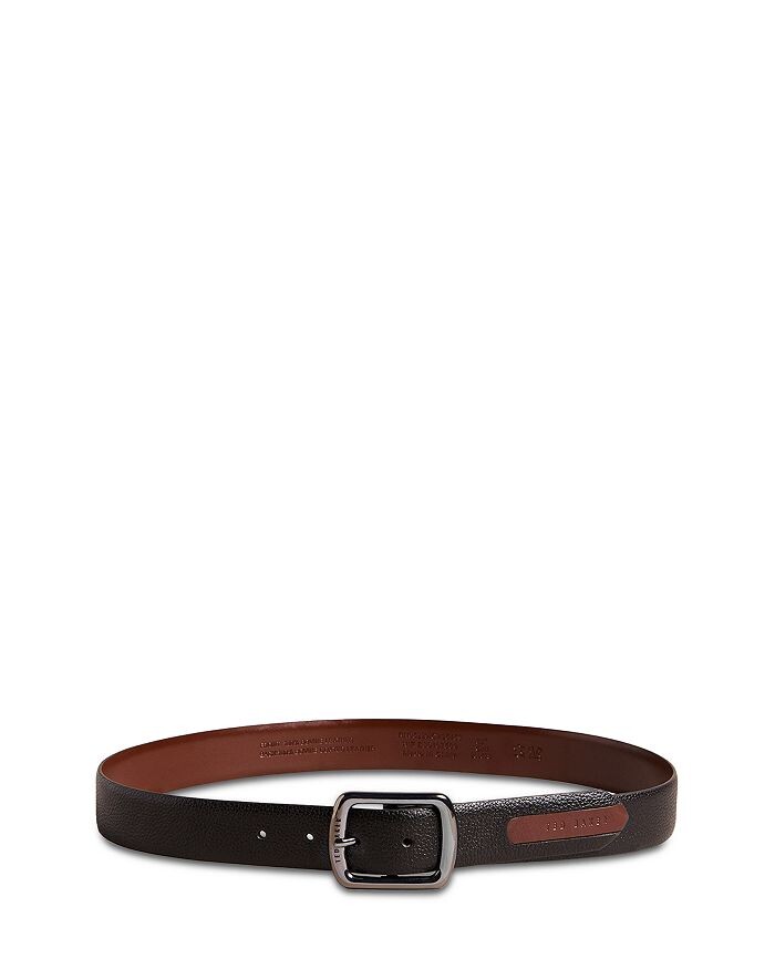 

Кожаный ремень Jaims с контрастной деталью Ted Baker