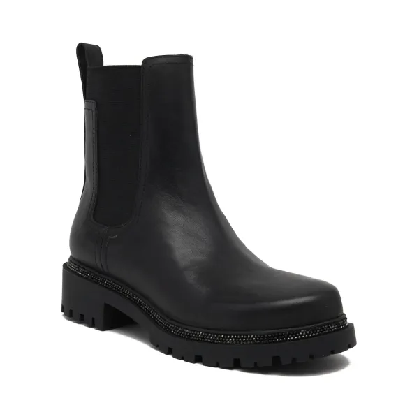 Кожаные ботильоны Rick Dkny, черный