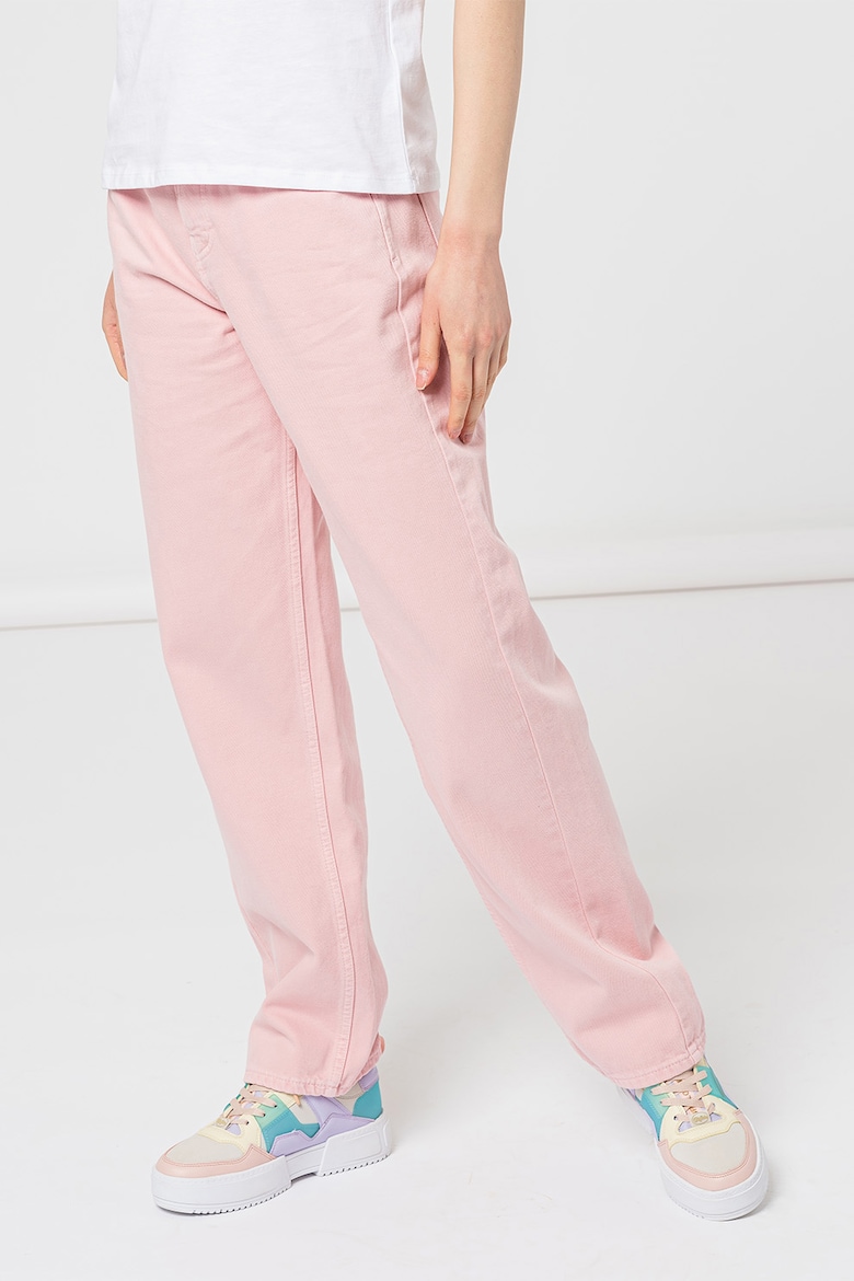 Джинсы с высокой талией Pepe Jeans London, розовый кроссовки pepe jeans londonbasic gk розовый цвет