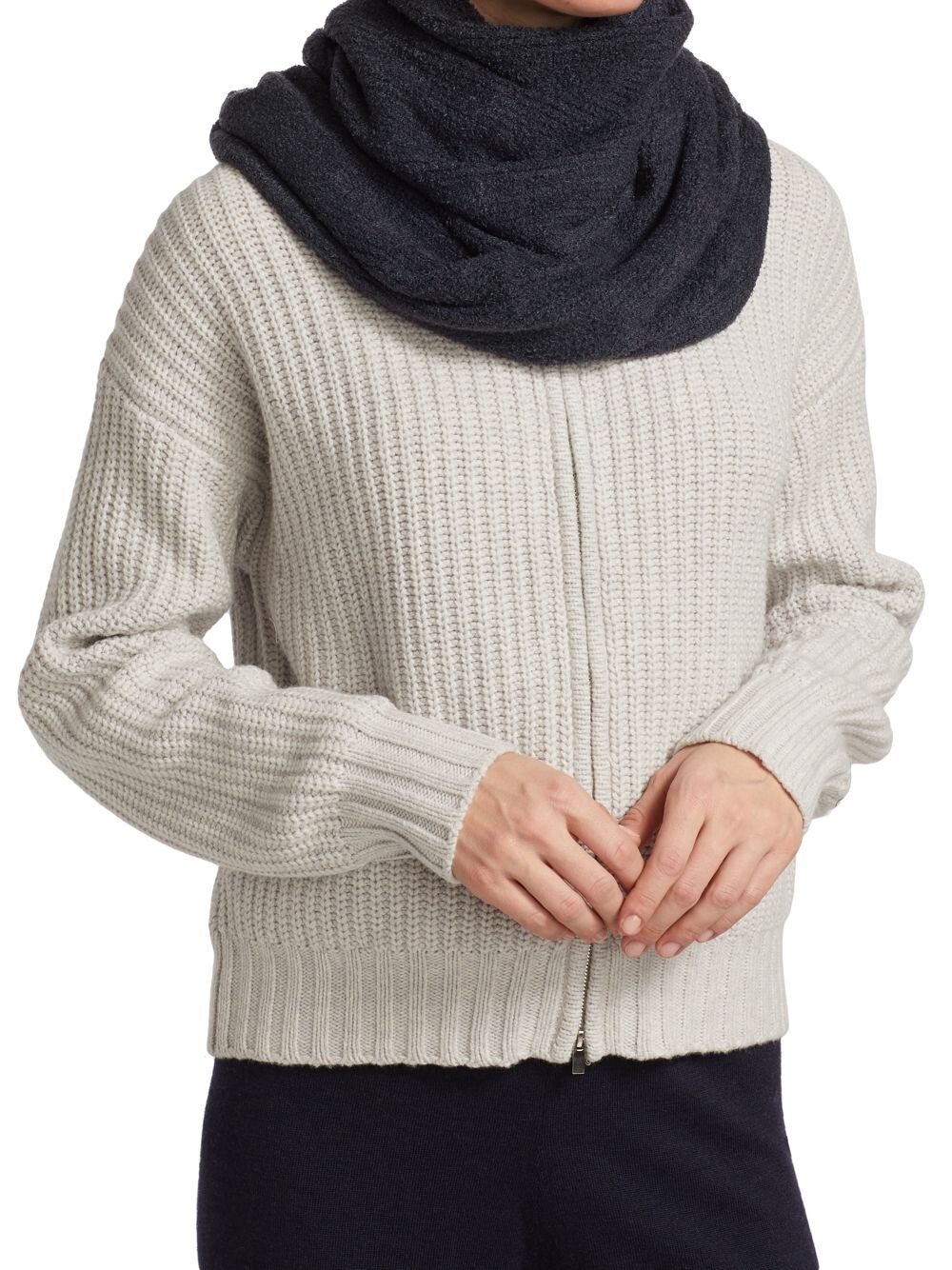 

Шарф CozyChic Lite Infinity Barefoot Dreams, индиго