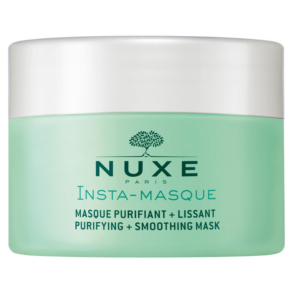 Nuxe Insta-Masque Purifiant + Lissant медицинская маска, 50 ml nuxe очищающая разглаживающая маска для лица masque purifiant lissant insta masque 50 мл nuxe insta masque