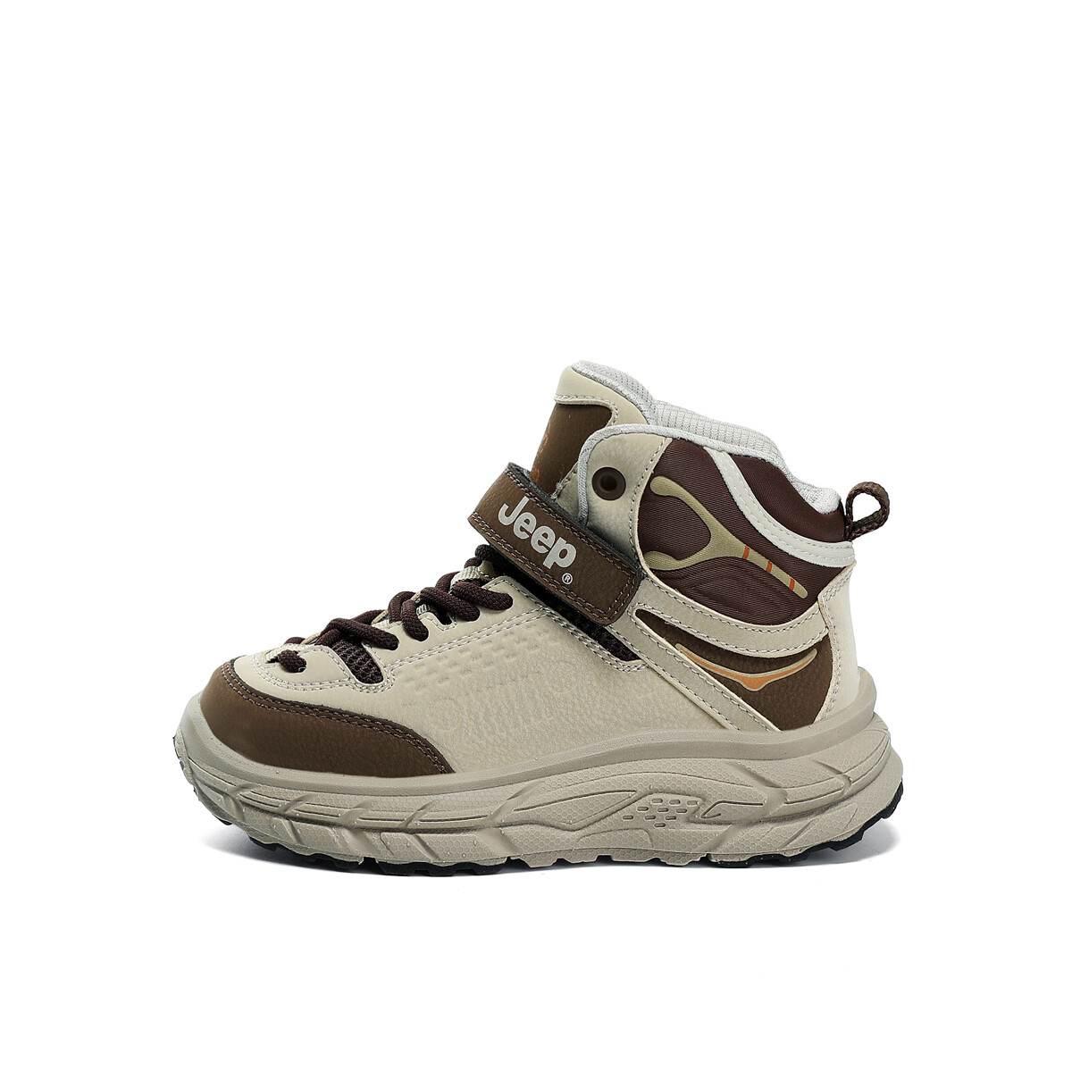 

Кроссовки Jeep Kids Lifestyle Shoes Kids High-top Beige/Brown, коричневый