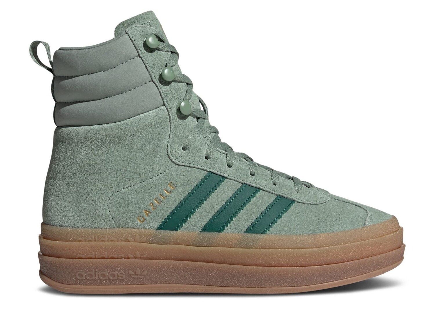 

Кроссовки adidas Wmns Gazelle Boot 'Silver Green Gum', зеленый