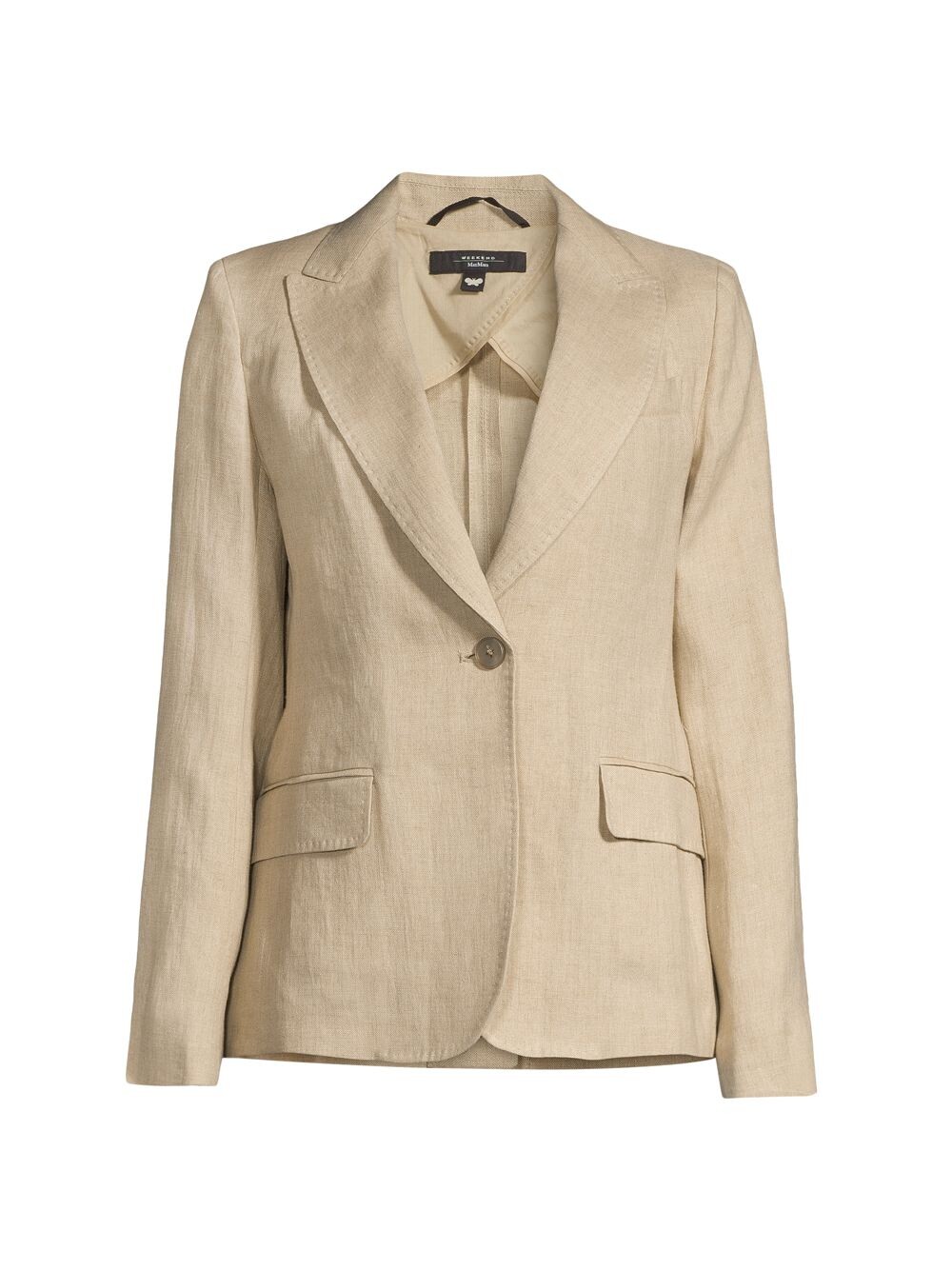 

Льняной блейзер Nalut Weekend Max Mara, Серый