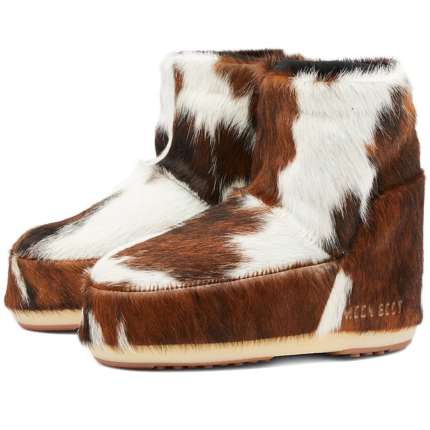 

Ботинки Moon Boot Icon Low Pony, цвет Cow Print