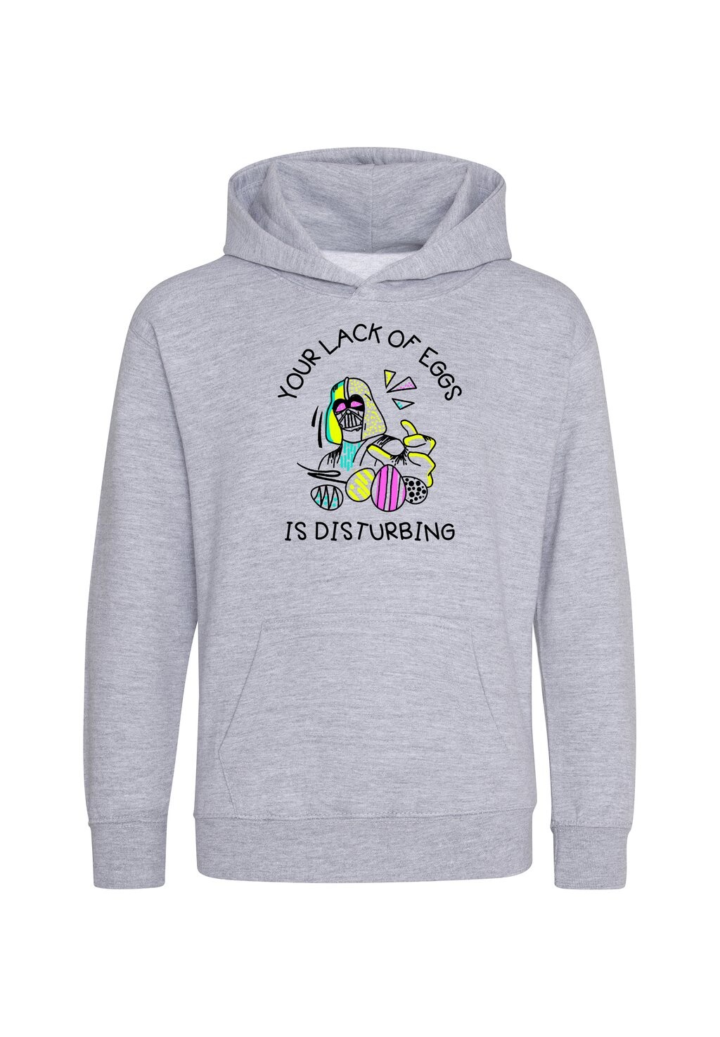

Толстовка с капюшоном STAR WARS LACK OF EGGS Star Wars, цвет Mottled Light Grey