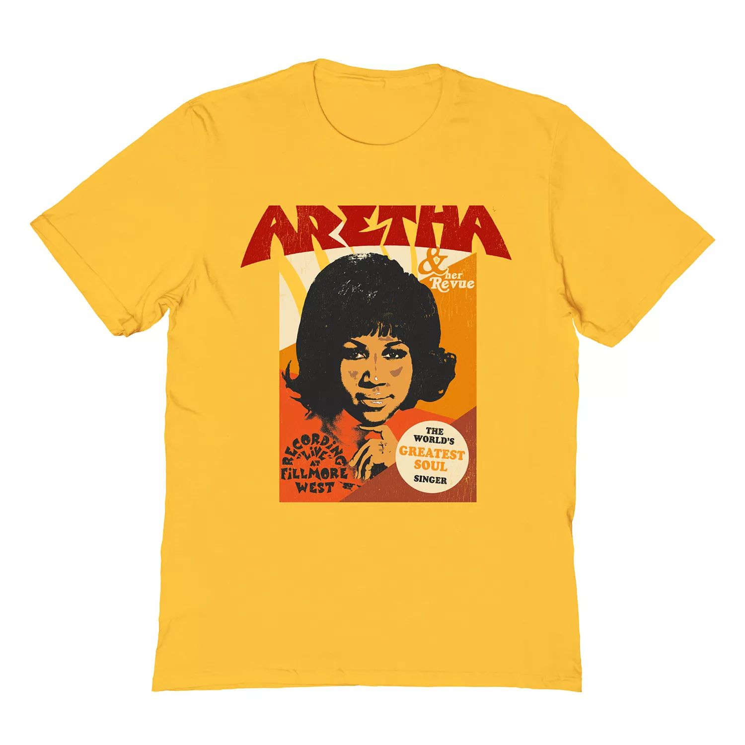 Мужская футболка Aretha Franklin Licensed Character aretha franklin – sparkle ost crystal clear vinyl lp