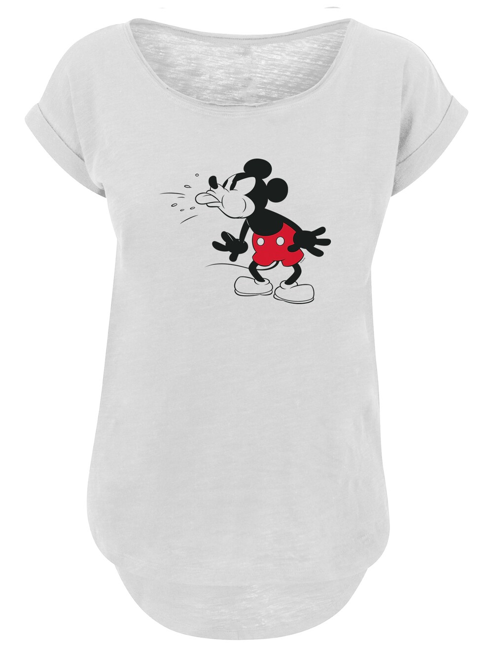 

Рубашка F4NT4STIC Disney Mickey Mouse Tongue, белый