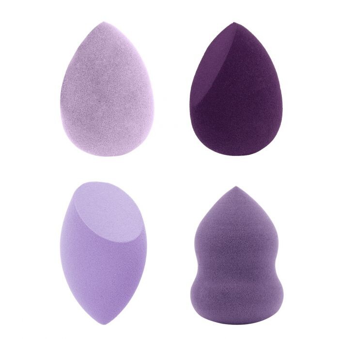 

Набор косметики Set 4 Esponjas de Maquillaje Morado Woo Oow, 4 unidades