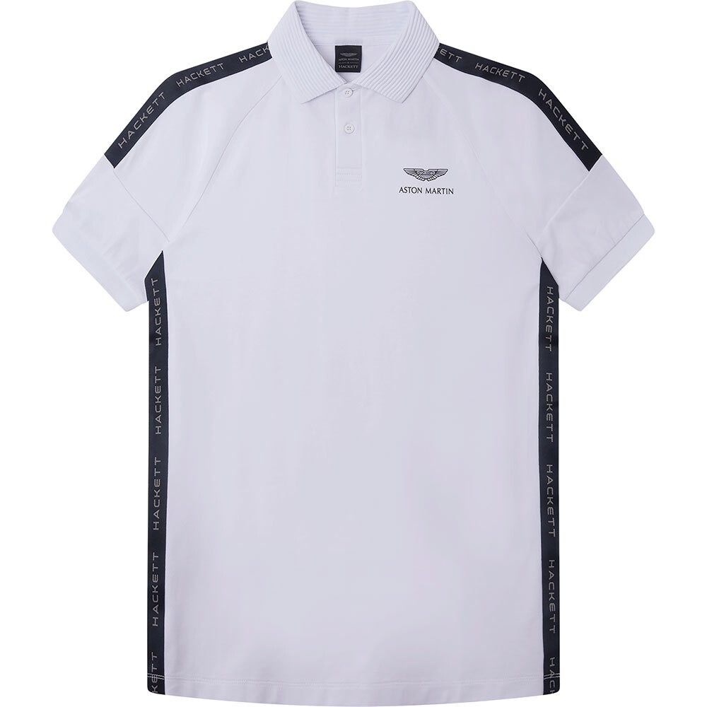 

Поло с коротким рукавом Hackett Amr Mesh Tape, белый
