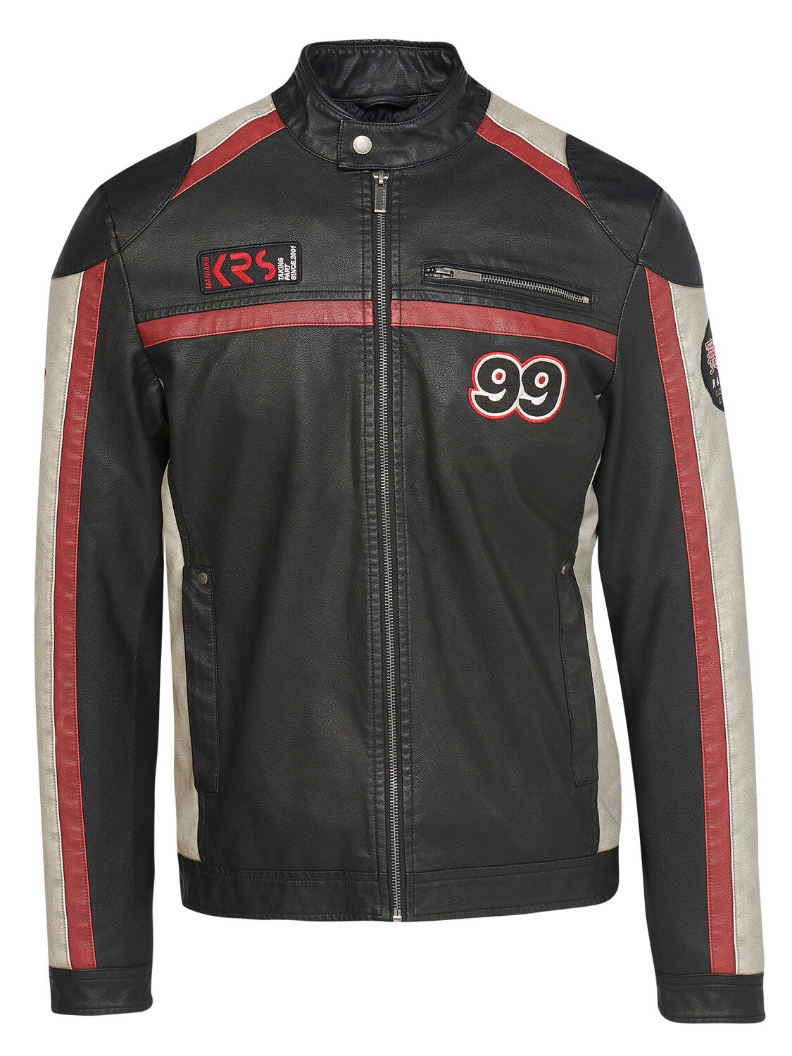 

Кожаная куртка KOROSHI Leder Effektjacke, черный