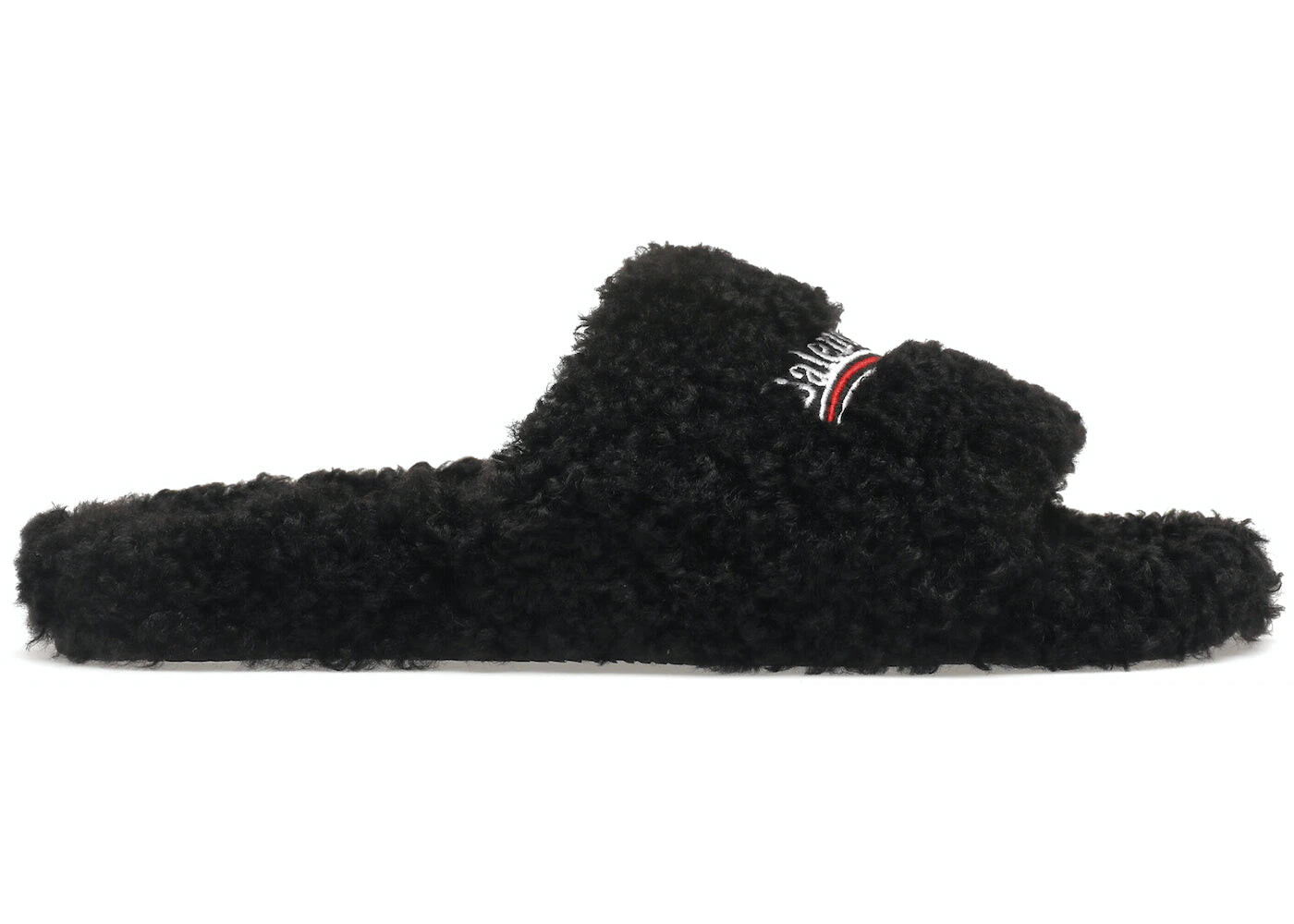 

Сланцы Balenciaga Furry, черный