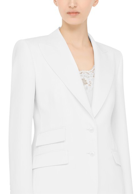 

Однобортный шерстяной блейзер Turlington Dolce & Gabbana