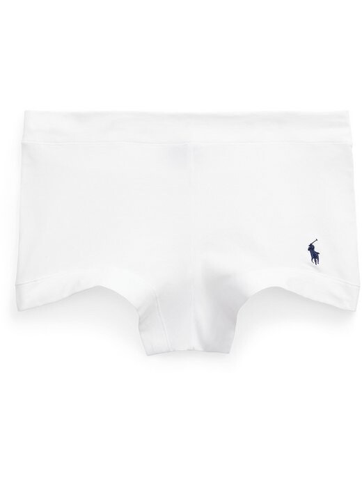 

Девушка в трусиках, короткие Polo Ralph Lauren, белый