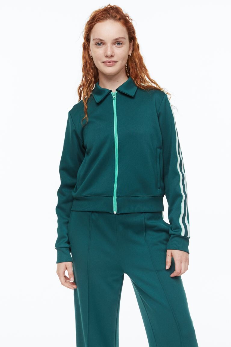 

Тренировочная куртка из материала DryMove H&M