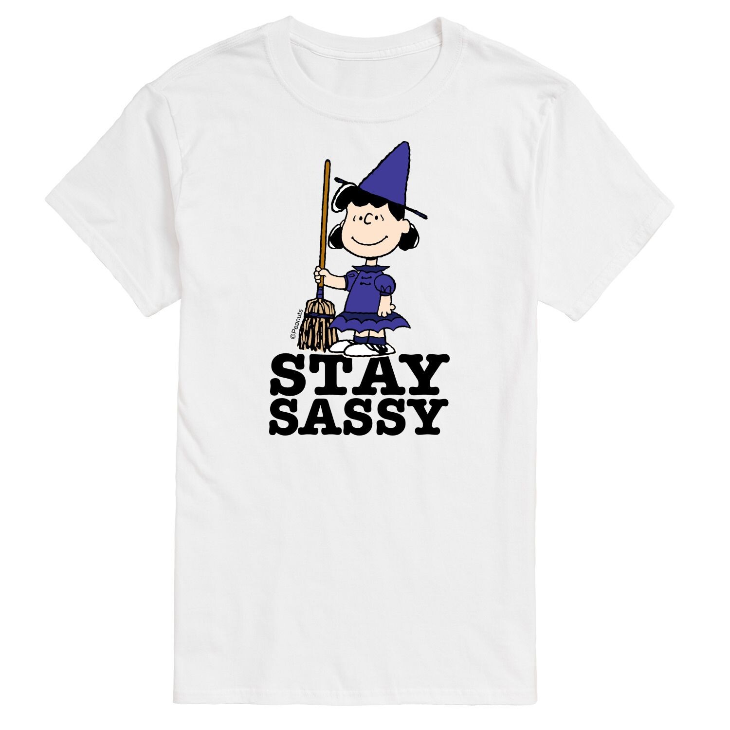 

Футболка Big & Tall Peanuts Lucy Stay Sassy Licensed Character, белый