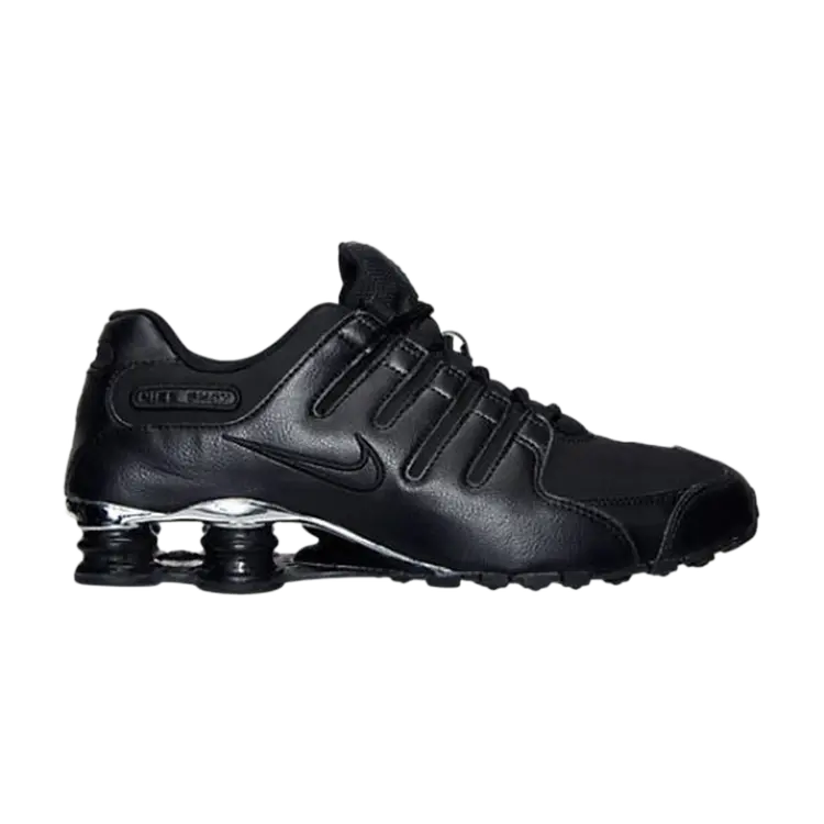 

Кроссовки Nike Shox NZ Premium 'Black Chrome', черный