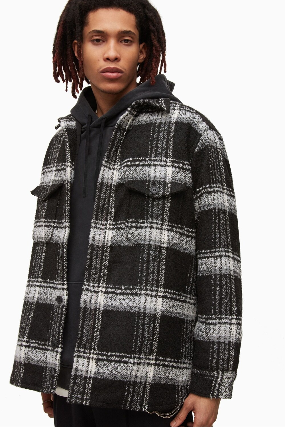 

AllSaints Hibara черная куртка All Saints, черный