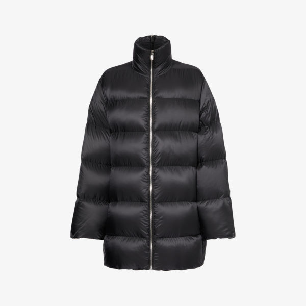 

Пальто-пуховик свободного кроя rick owens x moncler cyclopic Rick Owens, черный