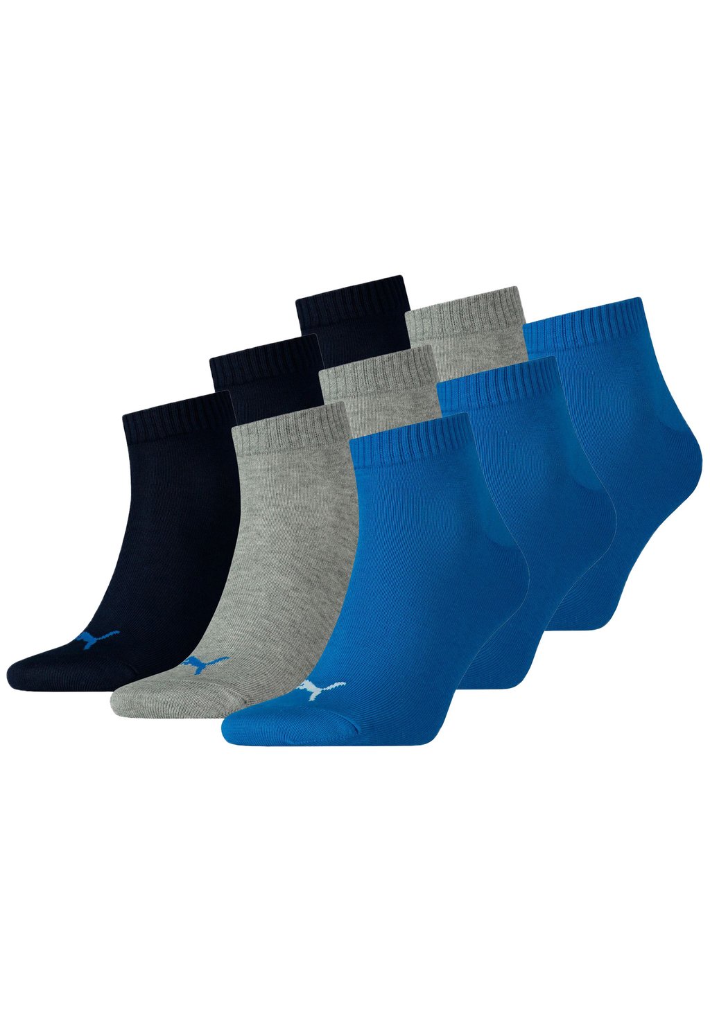 Спортивные носки 9 PACK Puma, цвет blue/grey mélange
