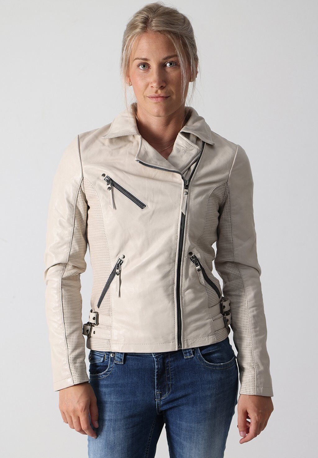 

Кожаная куртка Miracle of Denim, цвет beige
