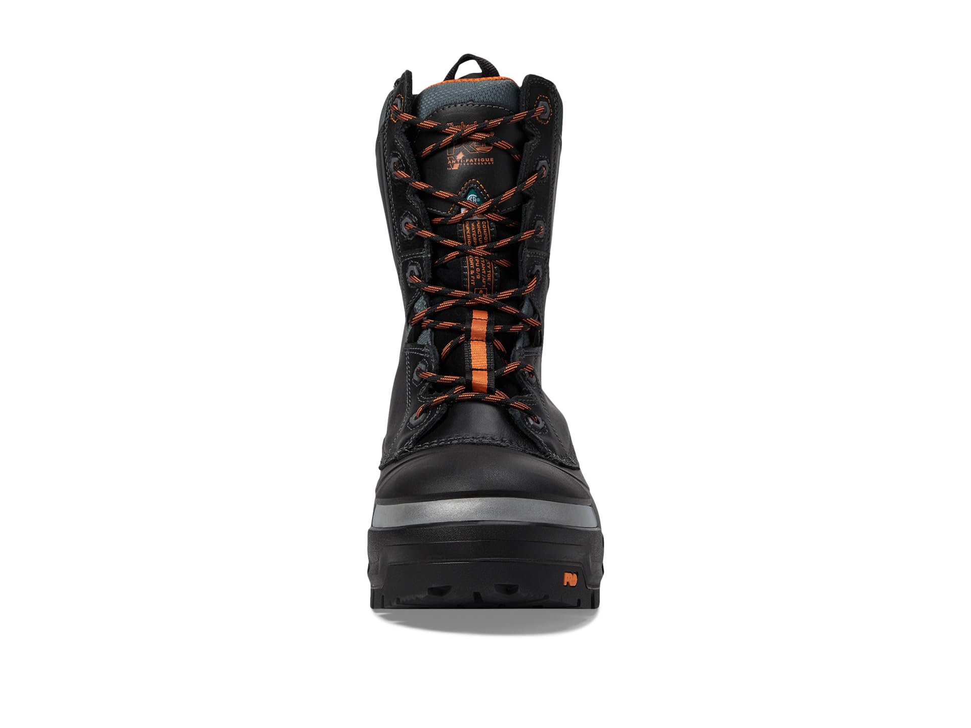 Ботинки Timberland PRO Pac Max 10 Composite Safety Toe Waterproof Insulated, черный/оранжевый