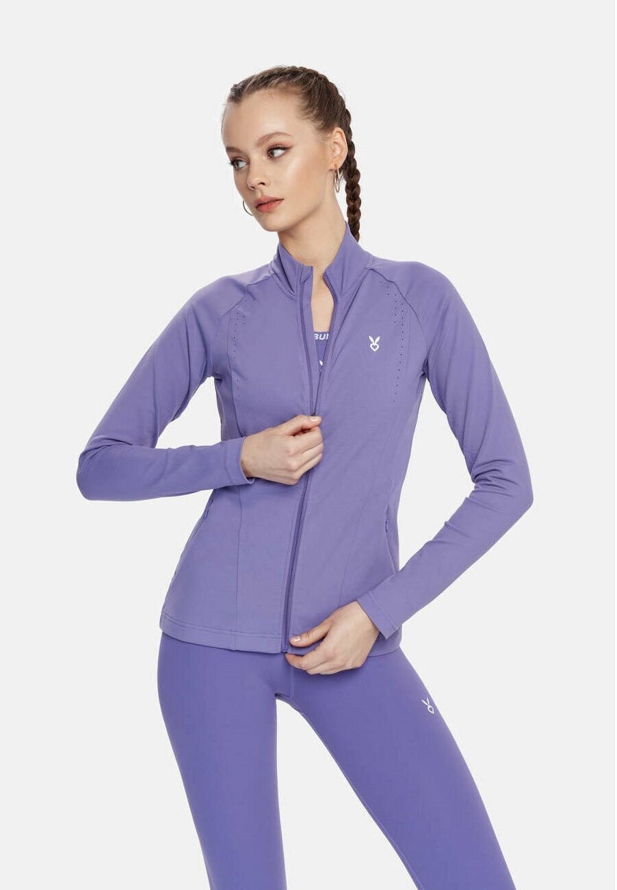 

Толстовка на молнии Cardio Bunny, фиолетовый
