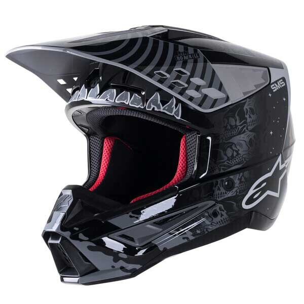 

Шлем для мотокросса Alpinestars S-M5 Solar Flare ECE, черный