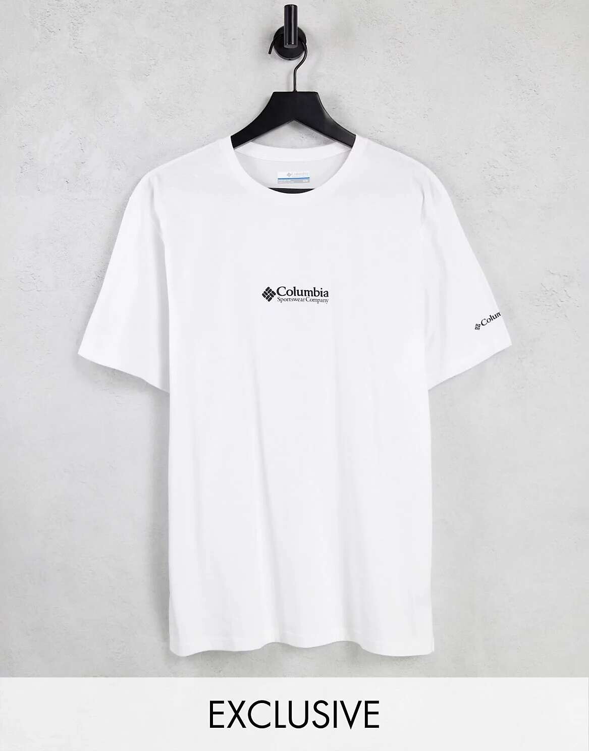 

Белая футболка с базовым логотипом на груди Columbia CSC эксклюзивно для ASOS, Белый