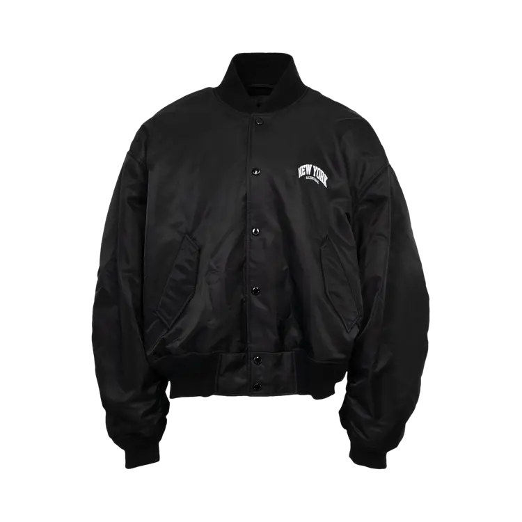 

Куртка Balenciaga NY Varsity 'Black', черный