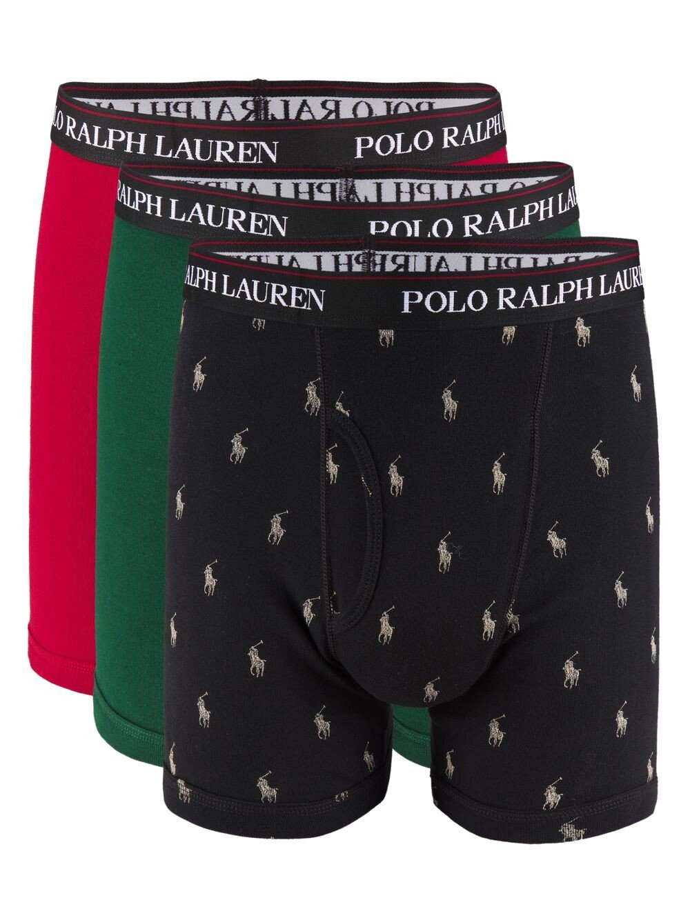 

Трусы-боксеры с логотипом Polo Ralph Lauren, черный